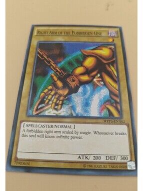 Yu-Gi-Oh! Right Arm Forbidden One WPP3-ENN02 Ultra Rare Unlimited Near Mint